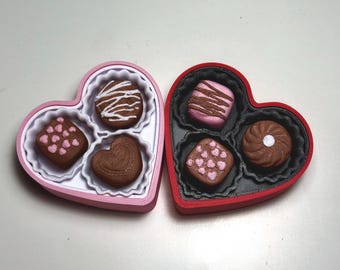 Heart-Shaped Chocolate Box Fidget Clicker Love Gift