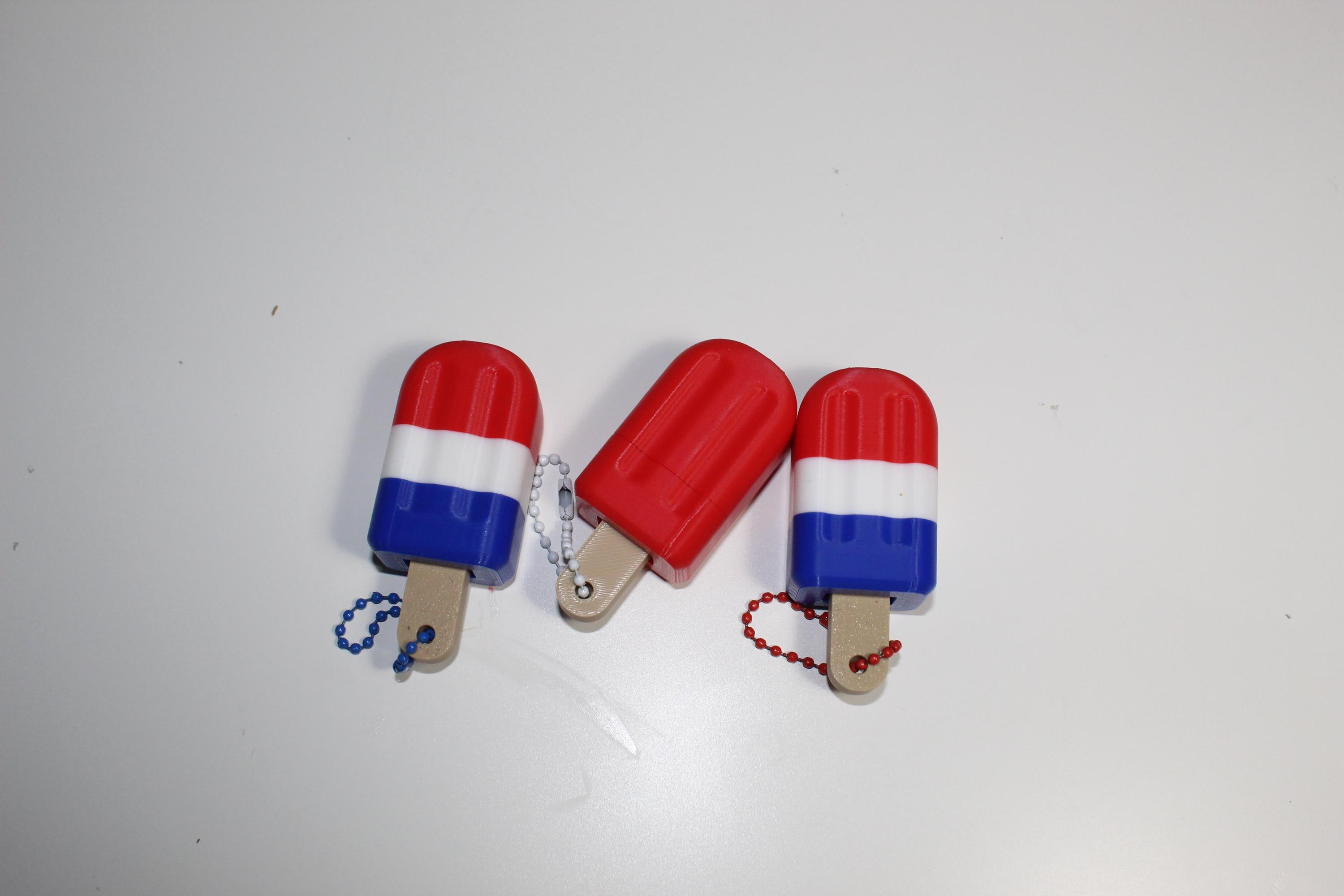 Ice Cream Fidget Clickers | Personalizable | Keychain | Clicker | Fidget | Gift for Kids | Popper | Keyboard Clicker | Party Favor