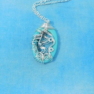 Music Note Necklace, Artistic Handmade Musical Theme Jewelry Gift for Music Teacher, Musician, Piano, Orchestra, Guitar Instructor Pendant
