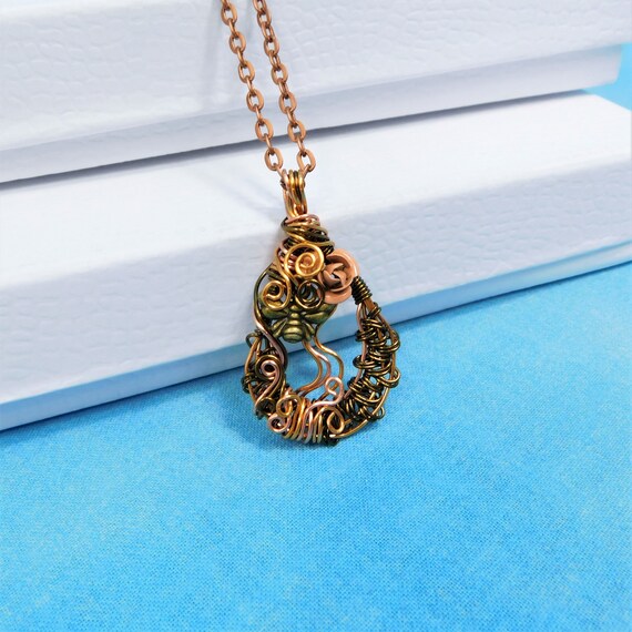 Bee Necklace Honeybee Pendant, Artisan Crafted Wearable Art Bumblebee Beekeeper Jewelry, Artistic Birthday or Christmas Present for Women
