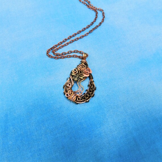 Bee Necklace Honeybee Pendant, Artisan Crafted Wearable Art Bumblebee Beekeeper Jewelry, Artistic Birthday or Christmas Present for Women