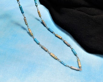Upcycled Widerstand Halskette für Männer oder Frauen, Geschenk Schmuck für Geeks, recyceltes elektrisches Thema Geburtstagsgeschenk für Elektronik-Fans
