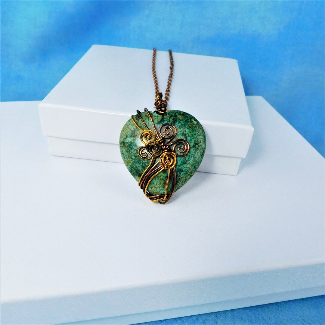 Albero Della Vita Peridoto Pietra Preziosa Filo Di Rame - Foto 9