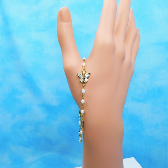 Tiny White Seed Pearl Bracelet, Simple Freshwater Pearl June Birthstone Jewelry Birthday Present or Anniversary Gift for Wife or Girlfriend