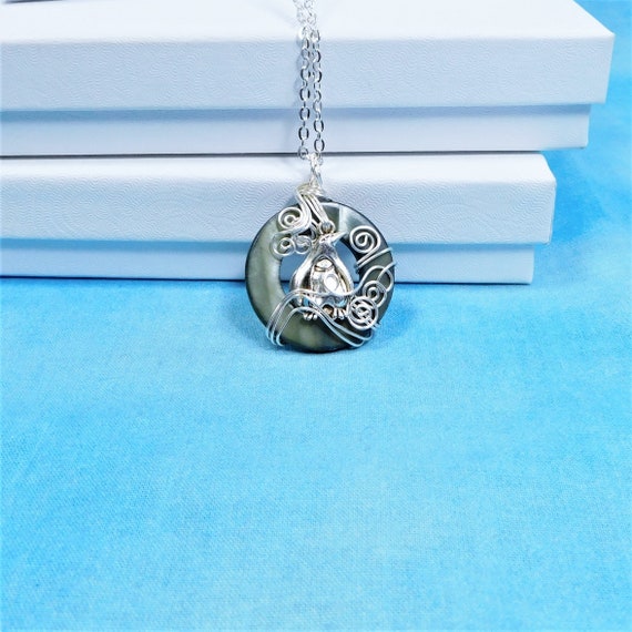 Penguin Pendant Animal Jewelry, Artisan Crafted Unique Wire Wrapped Zoo Animal Theme Sea Wildlife Necklace, Animal Lover Gift for Women