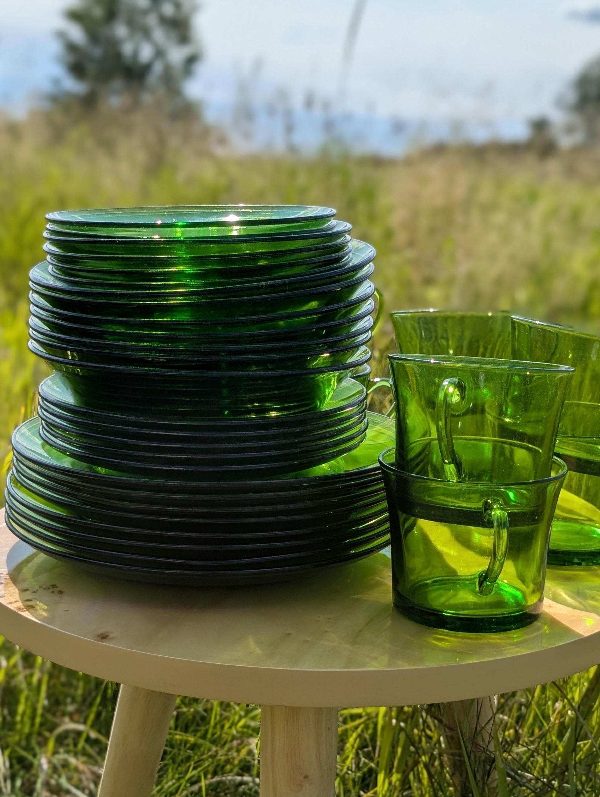 Duralex Verde Platos Duralex Marrones Platos Duralex Vintage