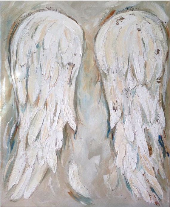 Angel Wings art painting custom order for your own Angelwings  Etsy