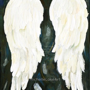 Angel Wings Painting art Print Reproduction
