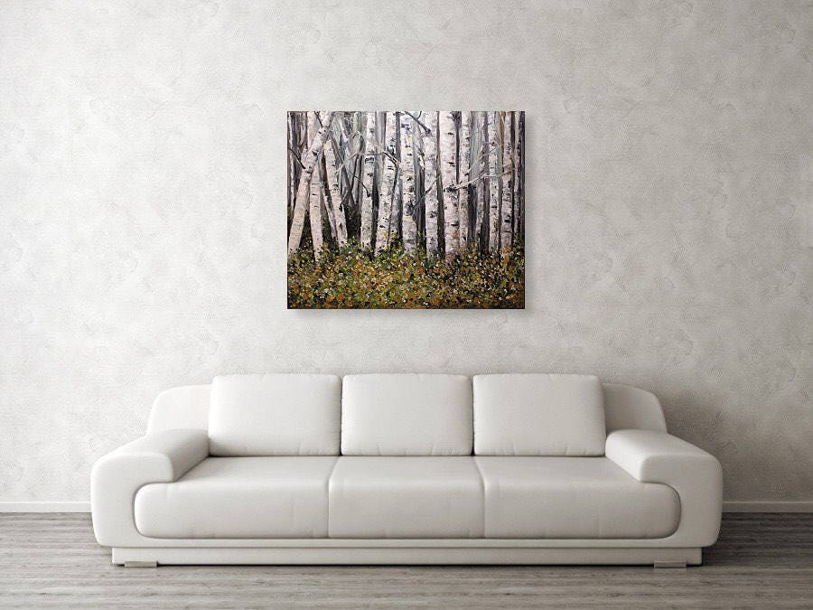 Birch Tree Forest Fine Art Print - Etsy Canada