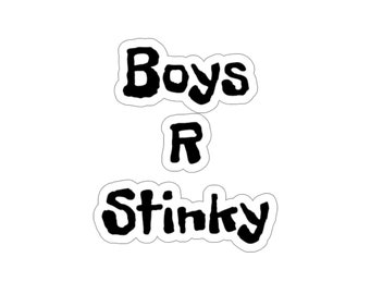 Boys R Stinky Die-Cut Stickers