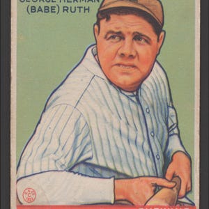 Babe Ruth, chewing-gum Big League