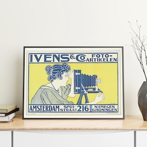 Carteles-publicitarios-para-Ivens & Co Foto-artikelen Amsterdam