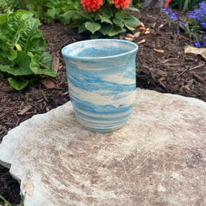 Blue Swirl Container/Holder