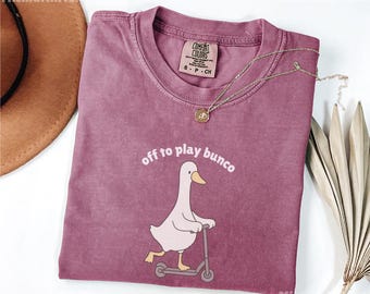 T-shirt Comfort Colors® Bunco Goose, cadeau pour joueur de Bunco
