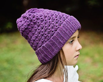 Crochet hat PATTERN - Super Soft Hat  (sizes baby to adult) (English only)