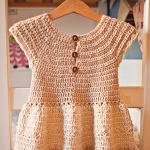 Crochet dress PATTERN - Darling Dress (baby, toddler, child sizes) (English only)