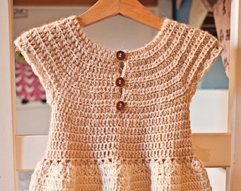 Crochet dress PATTERN - Darling Dress (baby, toddler, child sizes) (English only)