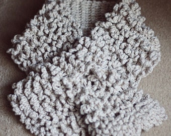 Crochet PATTERN - Faux Fur Scarf (sizes - toddler to adult) (English only)