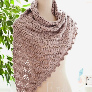Crochet PATTERN  - Grape Shawl (English only)