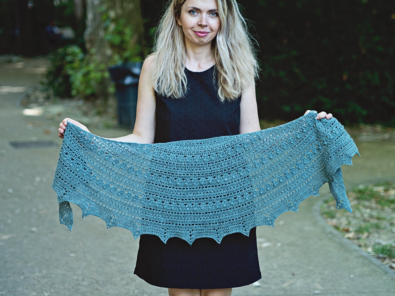 infinity shawl crochet pattern