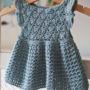 Crochet dress PATTERN Chloe Dress sizes up to 8 years English only image 5