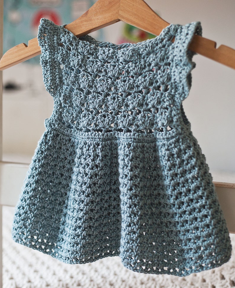 Crochet dress PATTERN Chloe Dress sizes up to 8 years English only image 5