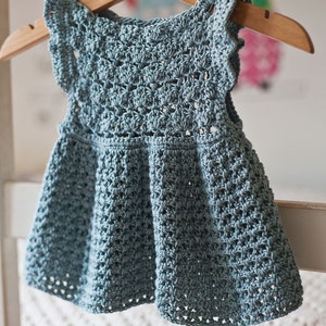 Crochet dress PATTERN Chloe Dress sizes up to 8 years English only image 4