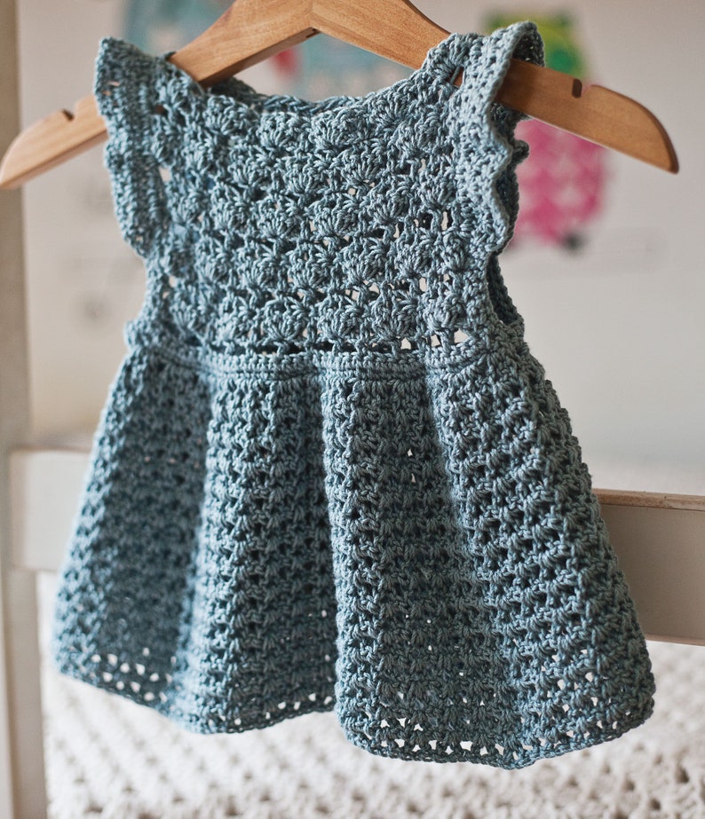 Crochet dress PATTERN Chloe Dress sizes up to 8 years English only image 4