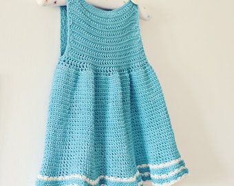 Crochet PATTERN - A-line Dress (can be made in any size) (English only)