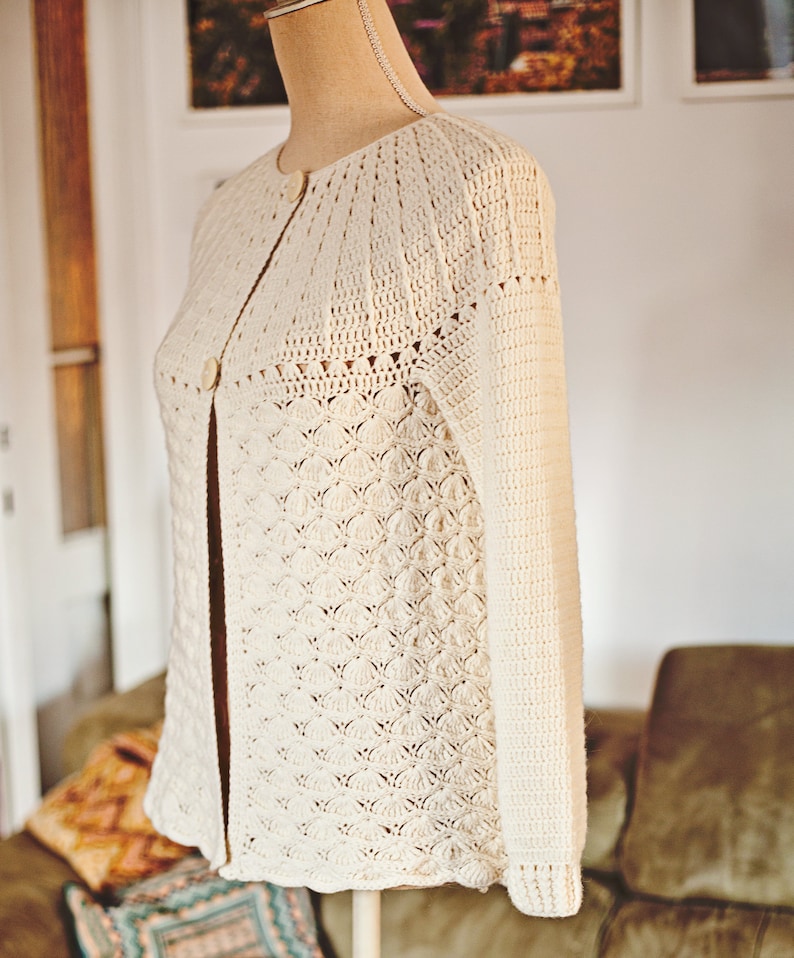 Crochet PATTERN Mia Cardigan English only image 2