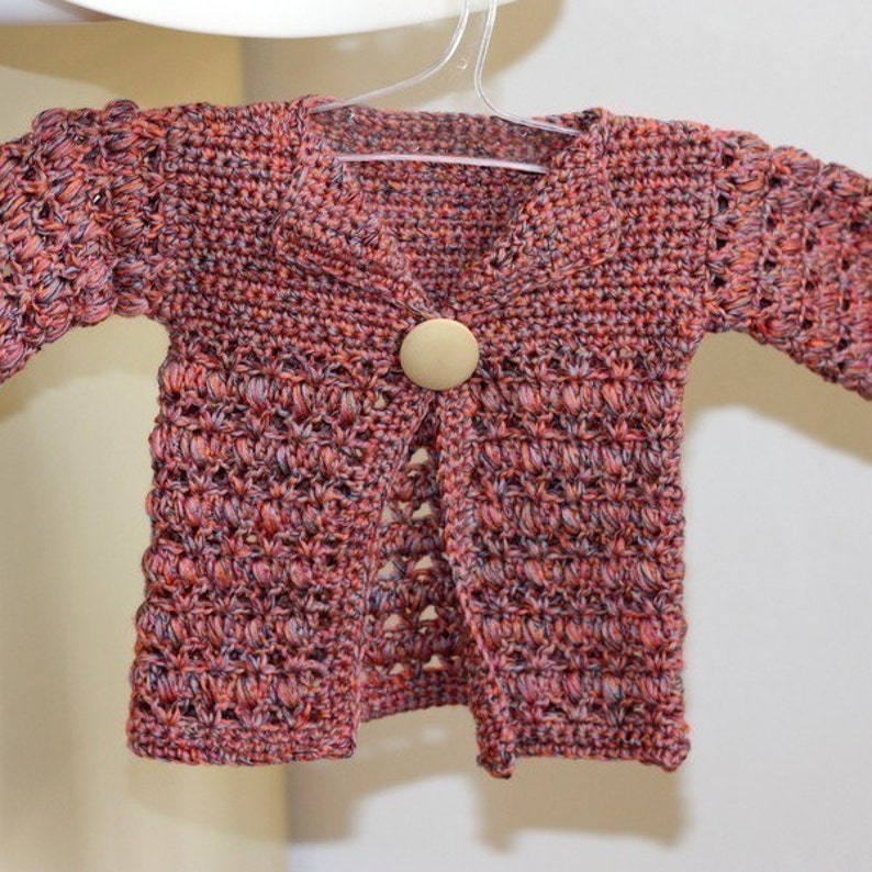 lisa crochet cardigan