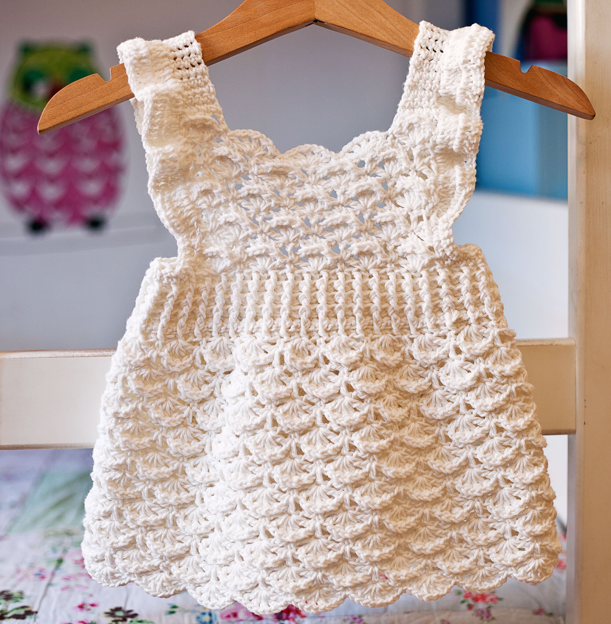 andmary Lily crochet mini dress - メルカリ