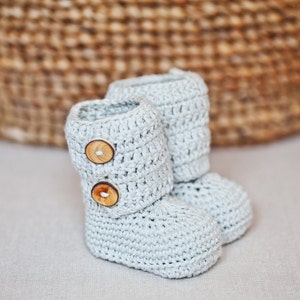 Crochet PATTERN Baby Ankle Boots English only image 1