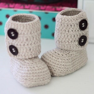 Crochet PATTERN Toddler Ankle Boots English only image 4