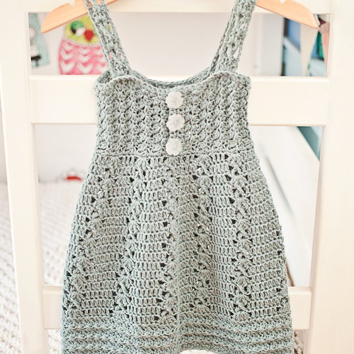 Crochet Dress PATTERN Sarafan Dress sizes up to 5 Years - Etsy