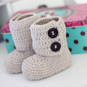 Crochet PATTERN Toddler Ankle Boots English only image 1