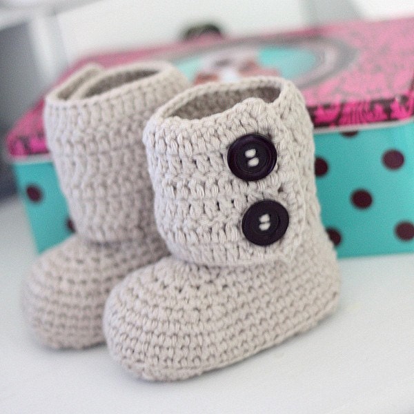 Crochet PATTERN  - Toddler Ankle Boots (English only)