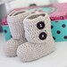 Crochet PATTERN  - Toddler Ankle Boots (English only) 