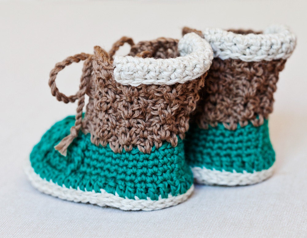 Crochet PATTERN Crew Boots english Only - Etsy