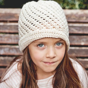 Crochet hat PATTERN  - Pearl Cloche Hat (baby to adult) (English only)