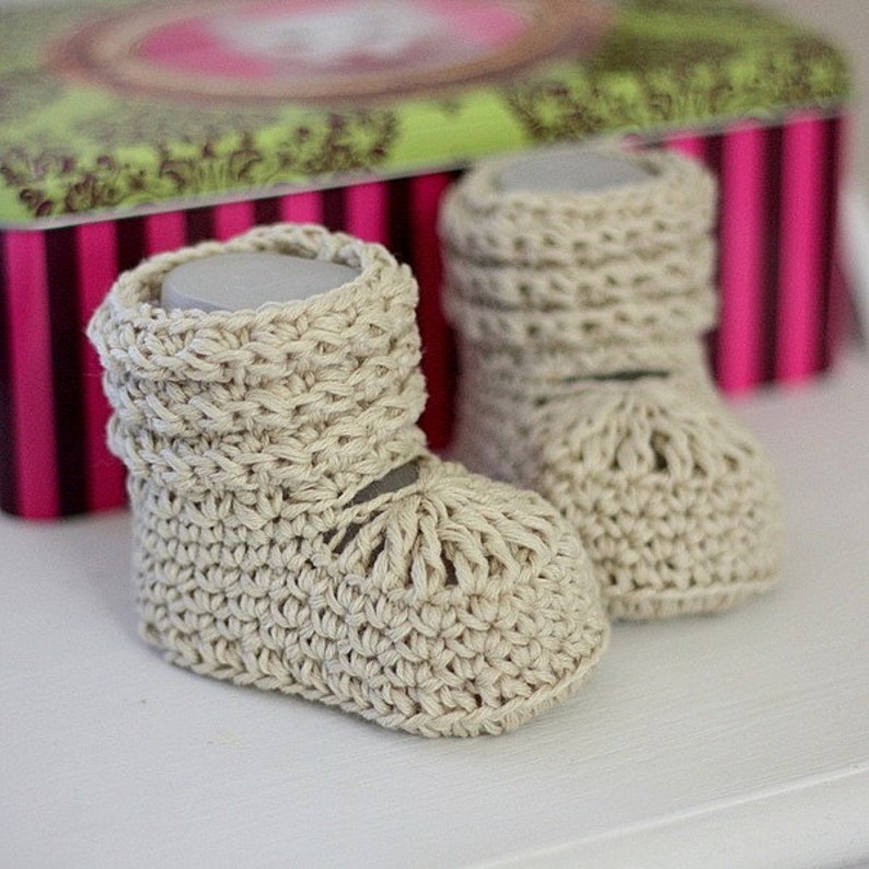 Crochet PATTERN Nina's Baby Boots English only image 5