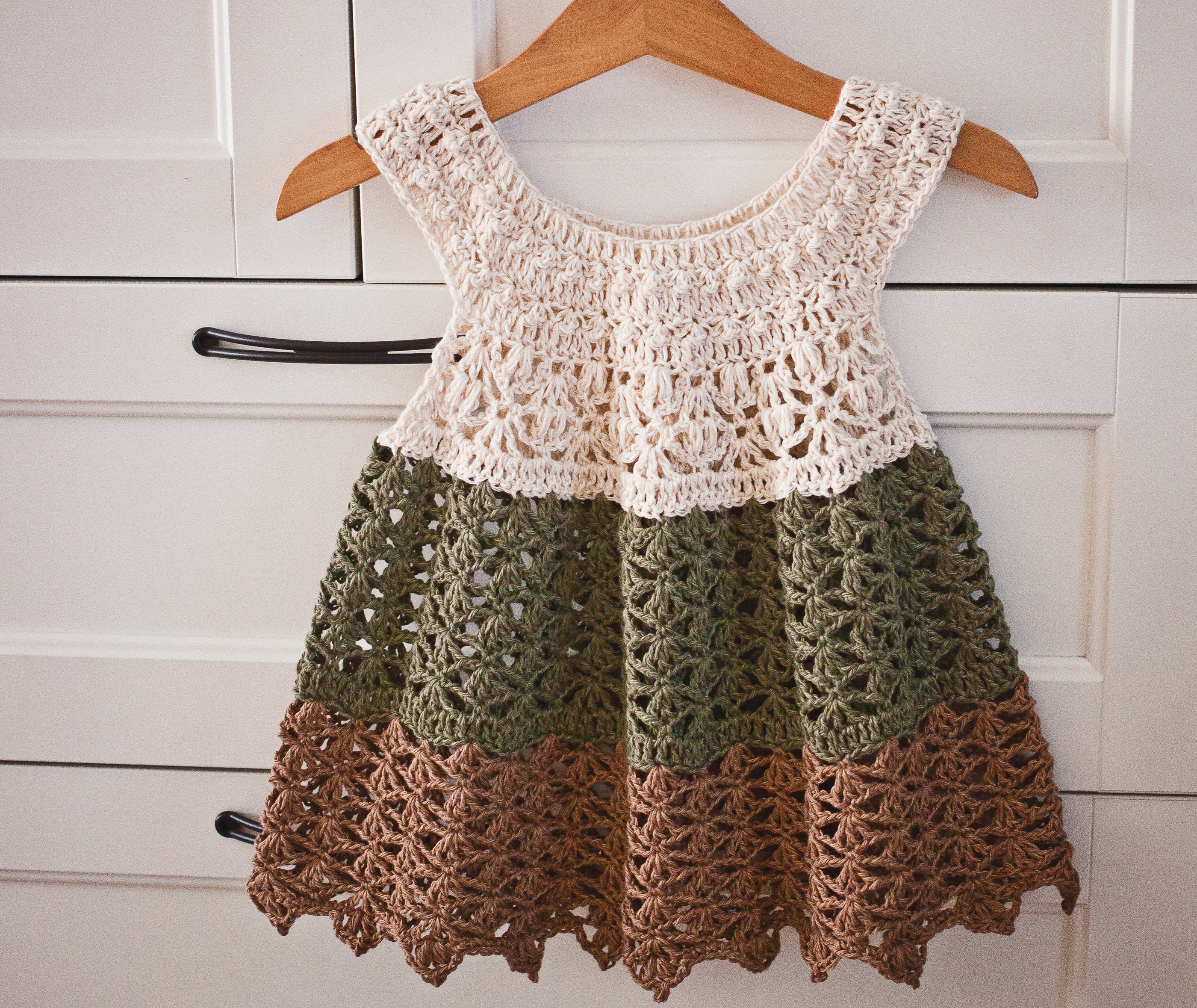 Crochet dress PATTERN - Allino Dress (sizes up to 8 years) (English only)