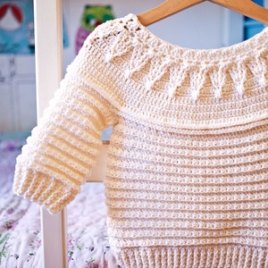 Crochet PATTERN Stella Sweater sizes from 1-2y up to 10 years English only image 3