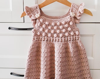 Crochet dress PATTERN - Fairy Dress (sizes up to 8 years) (English only)