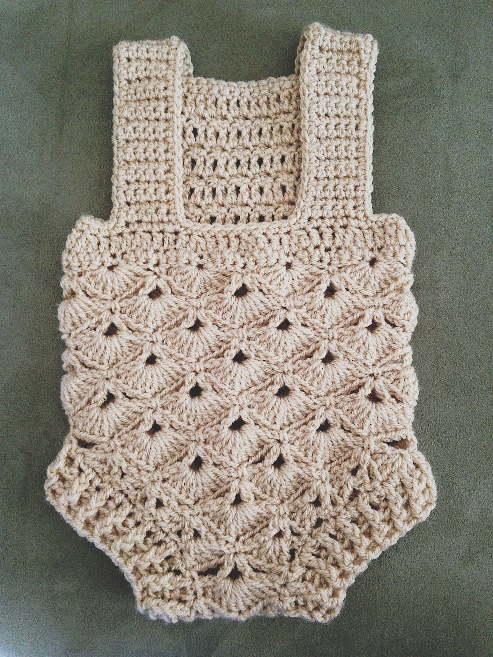 Crochet PATTERN Baby Romper sizes 03 and 612 Months Etsy