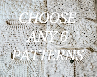 Discount Package - choose any 6 patterns (English only)