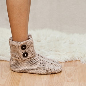 Crochet PATTERN pdf file Ladies Ankle Boots English only image 3