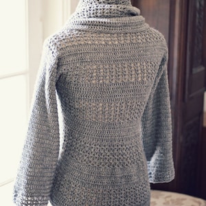 Crochet PATTERN - Ladies' Shrug - Cardigan (English only)