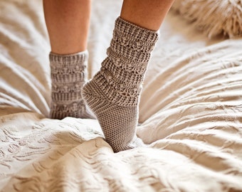 Crochet PATTERN for socks - Pearl Socks (English only)