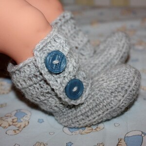 Crochet PATTERN Baby Ankle Boots English only image 4